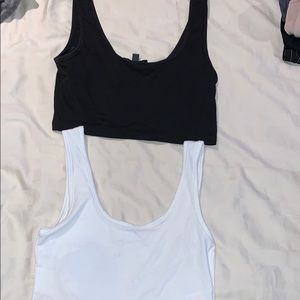 Black & White Crop Tops (2 for $15, 1 for $9)